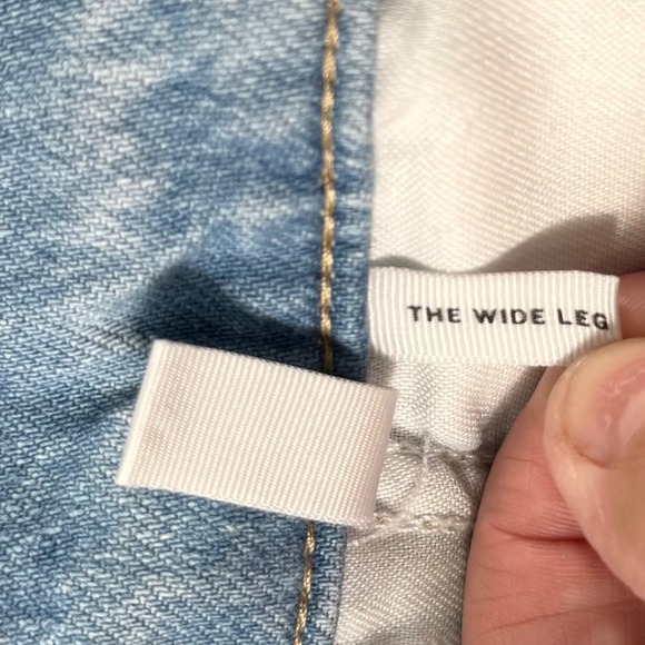 LOFT Wide Leg Cargo Jeans‎ Women's 29 Light Wash Utility Denim Pants Y2K Street - Picture 8 of 12